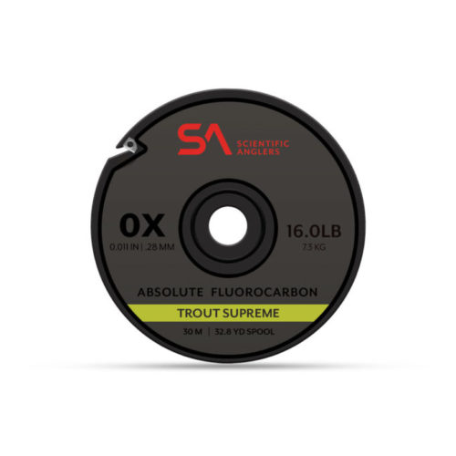 scientific anglers absolute trout supreme fluorocarbon tippet